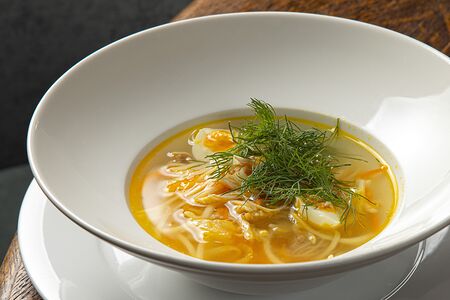 Куриный бульон с ариштой