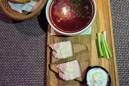 Борщ с телятиной