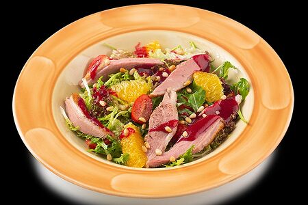 С утиной грудкой и апельсином