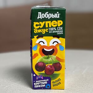 Сок Добрый яблоко-вишня 