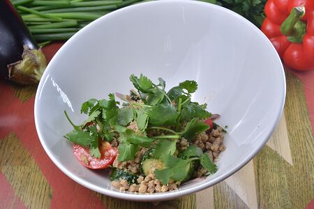 Салат Овощной с грецким орехом