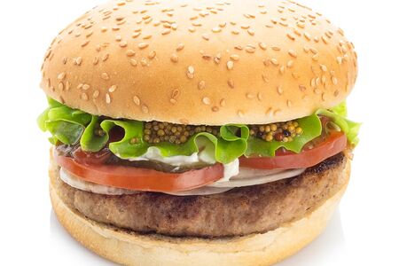 Гамбургер с дижонской горчицей