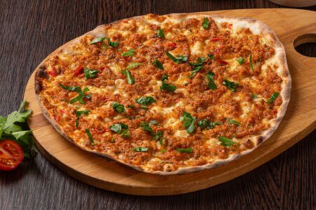 Ламаджо с бараниной и запеченными овощами