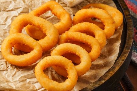 Кольца кальмаров в кляре