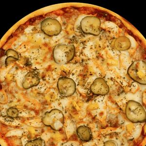 Пицца Курица с ананасом