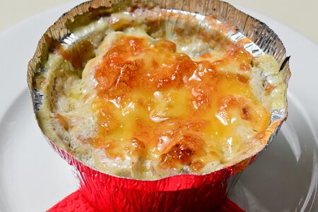 Жюльен с курицей и грибами 