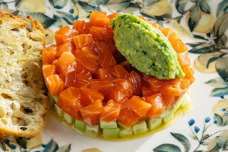 Тартар из лосося