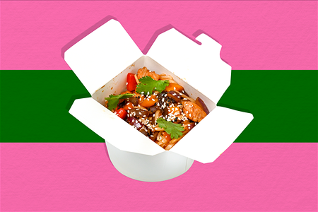 Удон с курицей