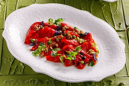 Маринованные перцы на гриле