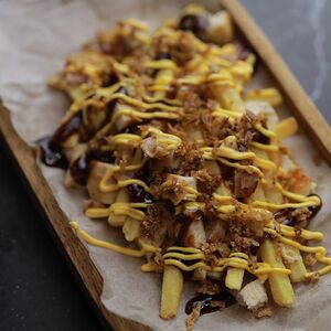 Диппер с курицей и беконом