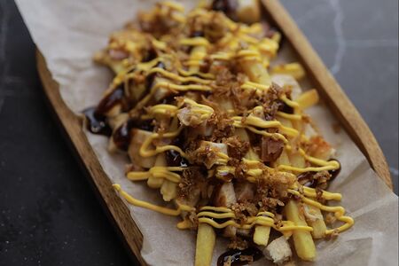 Диппер с курицей и беконом