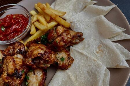 Шашлык из куриного крыла
