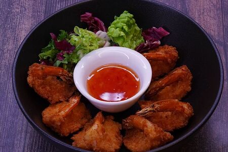 Хрустящие креветки