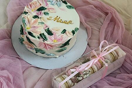 Набор Торт и 5 макаронс 