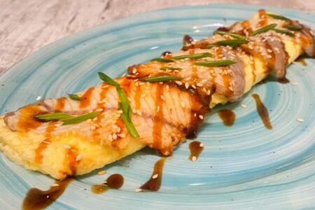 Омлет с угрем 