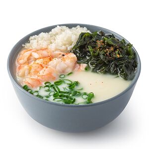 Сливочный суп креветками 