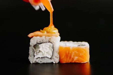 Филадельфия с ананасом запеченная