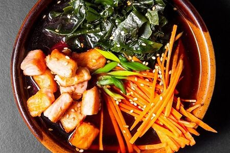 Суп Мисо с лососем