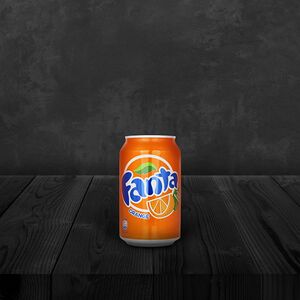 Фанта, газировка в банке