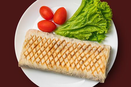 Шаурма Цезарь со свининой