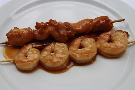 Якитори с курицей