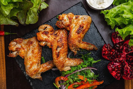 Шашлык из куриных крыльев 300гр