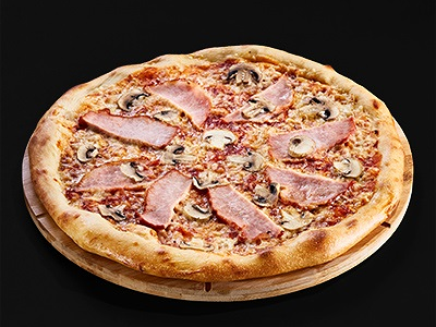 Пицца с ветчиной