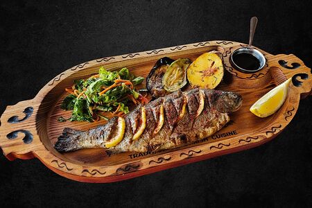 Форель на мангале