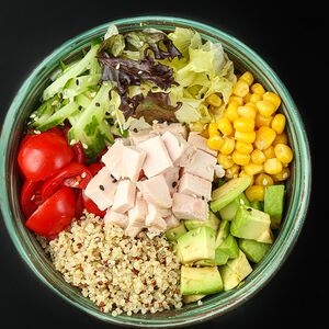 Поке с курицей