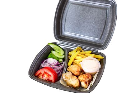 С куриным шашлыком