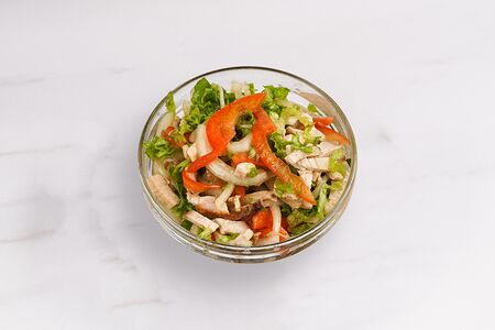 С курицей и болгарским перцем