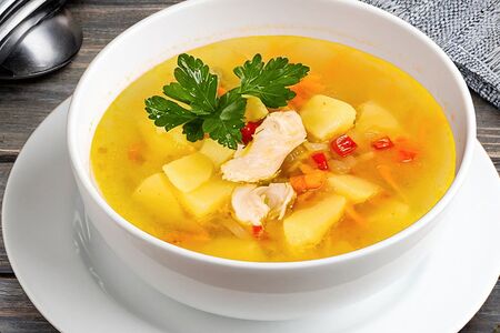 Суп куриный