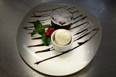 Шоколадный фондан