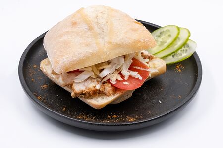 Чиабатта с курицей