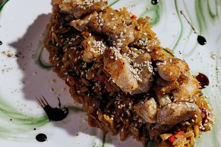 Рис с курицей