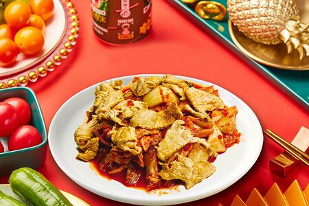 Свинина острая с капустой Кимчи №322