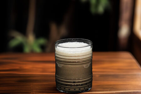 Бабл ти с кофе на молочной основе и джус-боллами