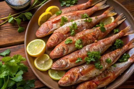 Барабулька жареная