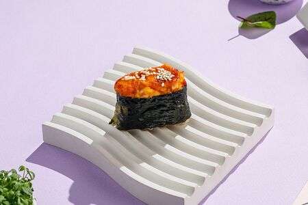 Запеченные суши лосось 