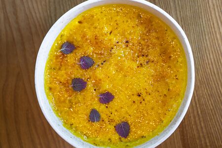 Пшённая каша крем-брюле с тыквой