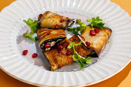 Жареные баклажаны по-мегрельски