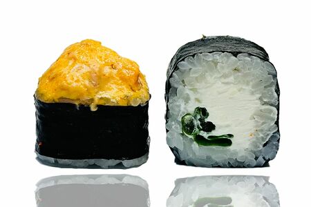 Запеченный острый с лососем