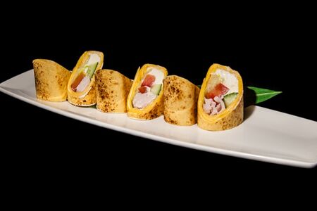 Тортилья с копченой курицей