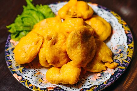 Баклажан, фаршированный в кляре №302