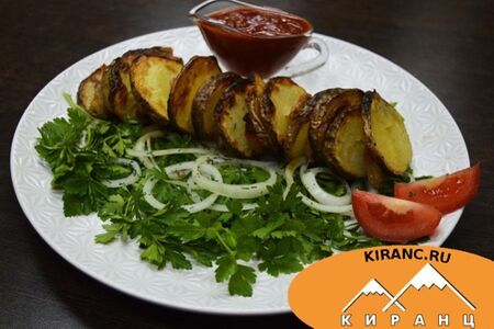 Печеный картофель с лавашом