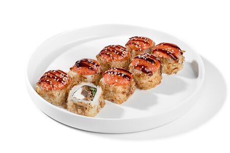 Запеченный бонито с мидией