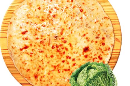 Пирог с капустой и грецким орехом