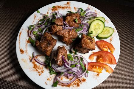 Шашлык из cвинoй шейки