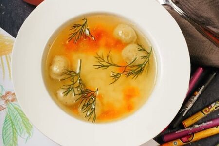 Детский супчик с фрикадельками