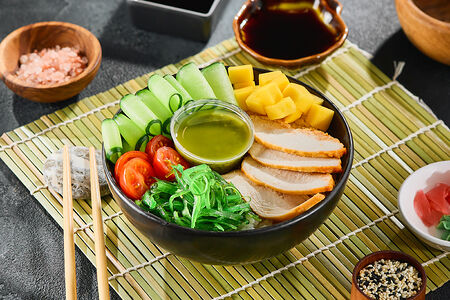 Поке с курицей